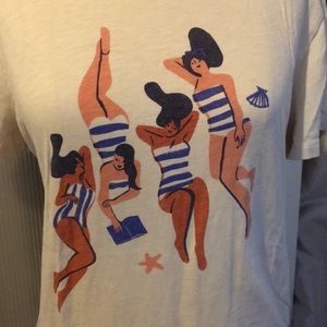 Virginie Morgand for J. Crew Sunbathers Graphic